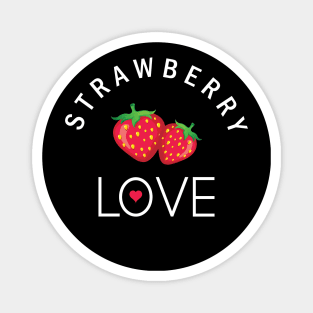 Strawberry Love Fruit Magnet